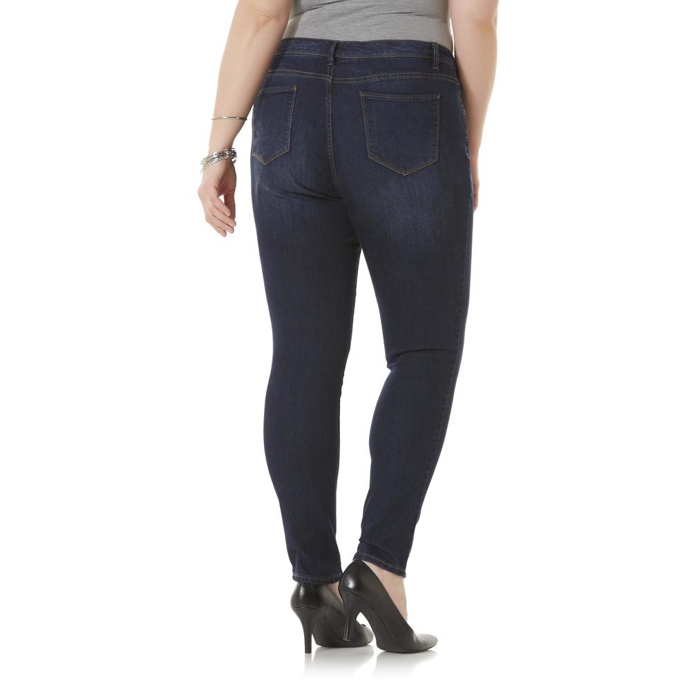 Simply Emma Women's Plus Skinny Jeans