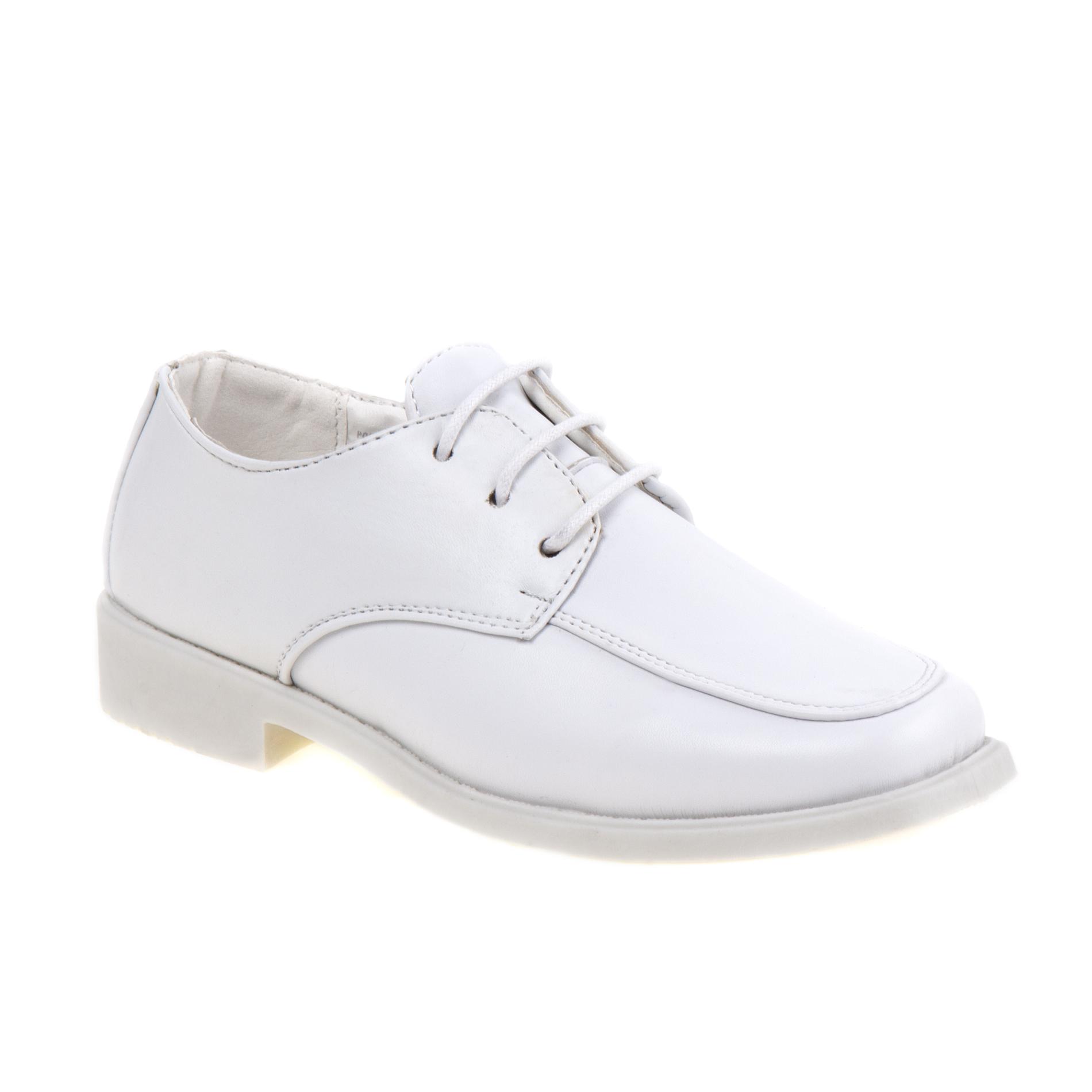 Josmo Boy's White Oxford Dress Shoe