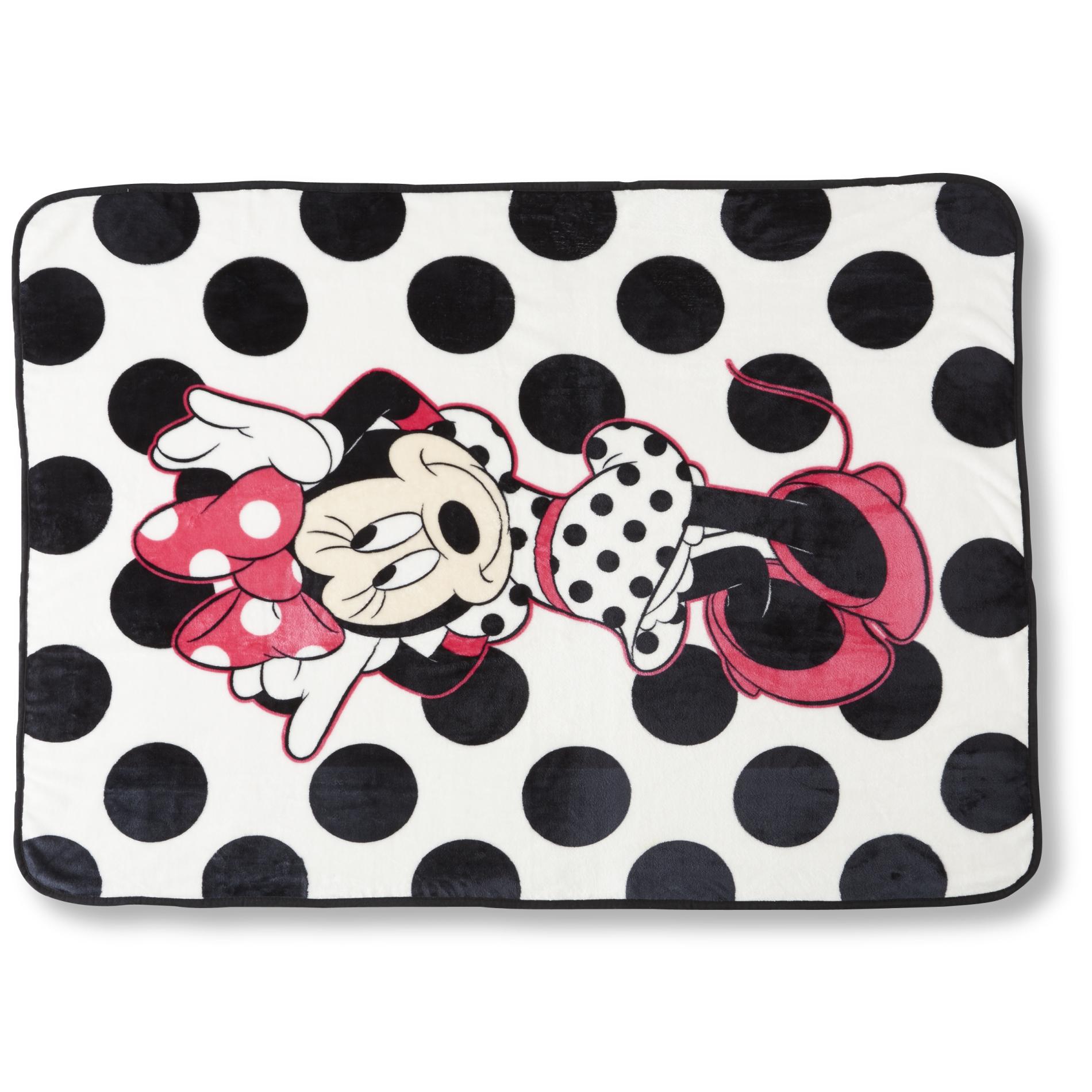Disney Plush Fleece Throw - Minnie Mouse