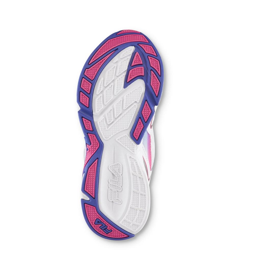 Fila Women's Thunderfire White/Pink/Blue Running Shoe