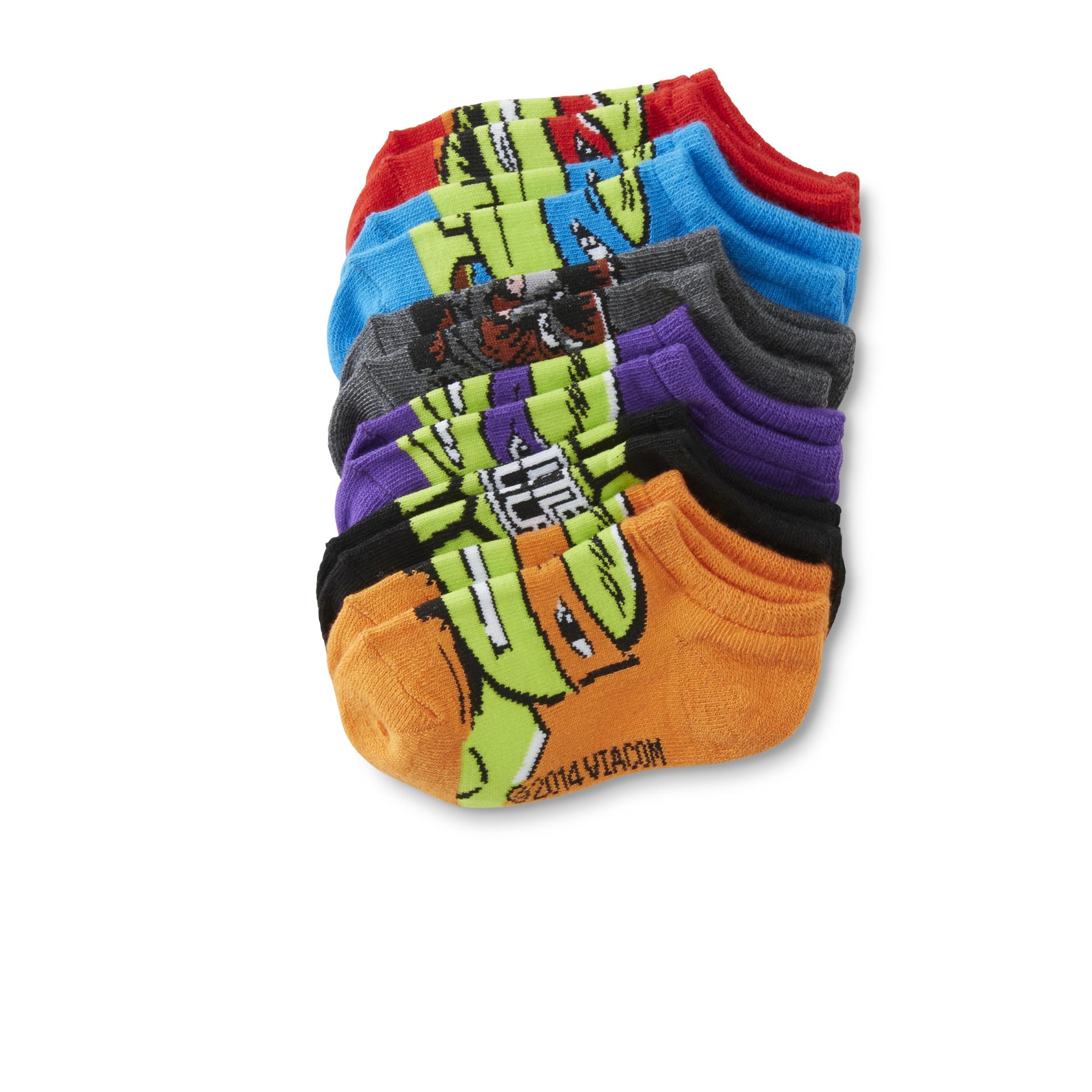 Nickelodeon Teenage Mutant Ninja Turtles Boy's 6-Pairs No-Show Socks