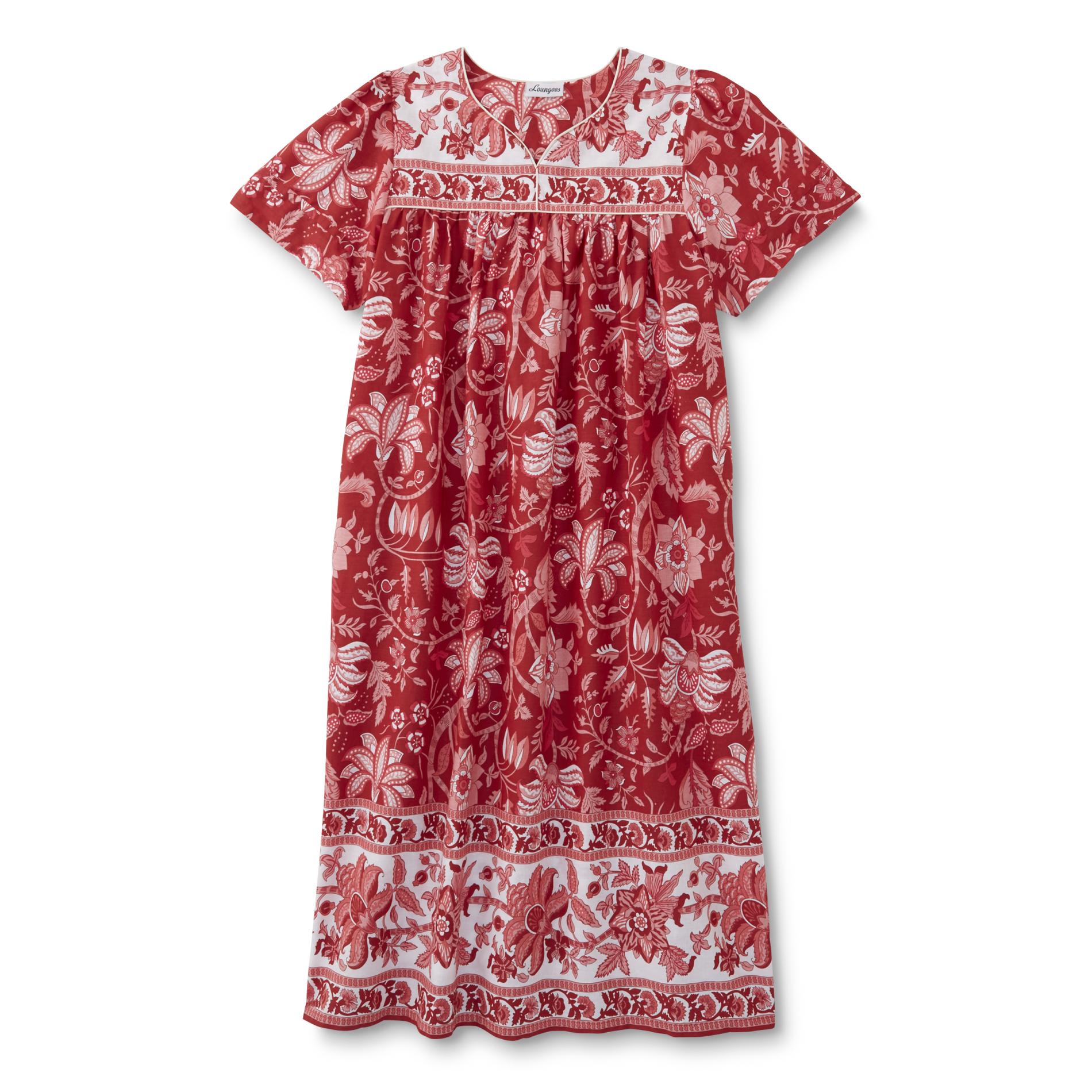 Loungees Women's Nightgown - Floral