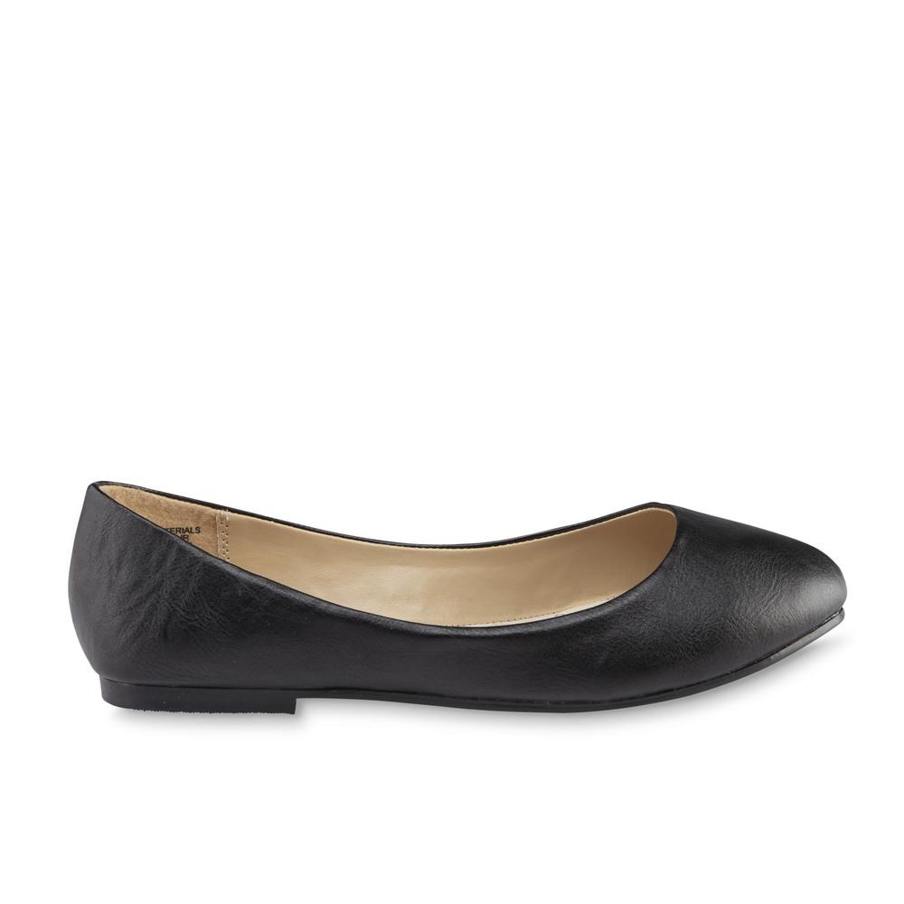 Simply Emma Women's Black Ballet Flat Wide Width Available