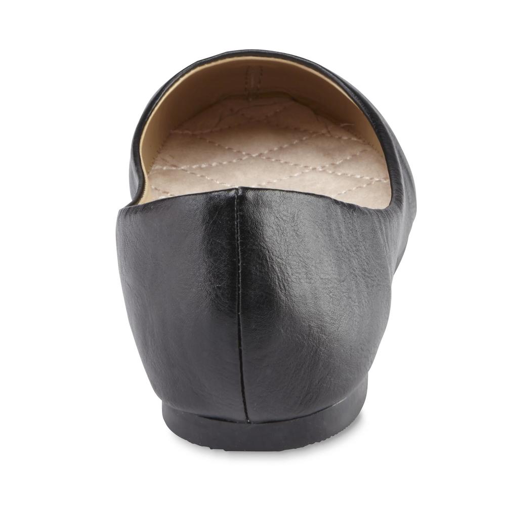 Simply Emma Women's Black Ballet Flat Wide Width Available