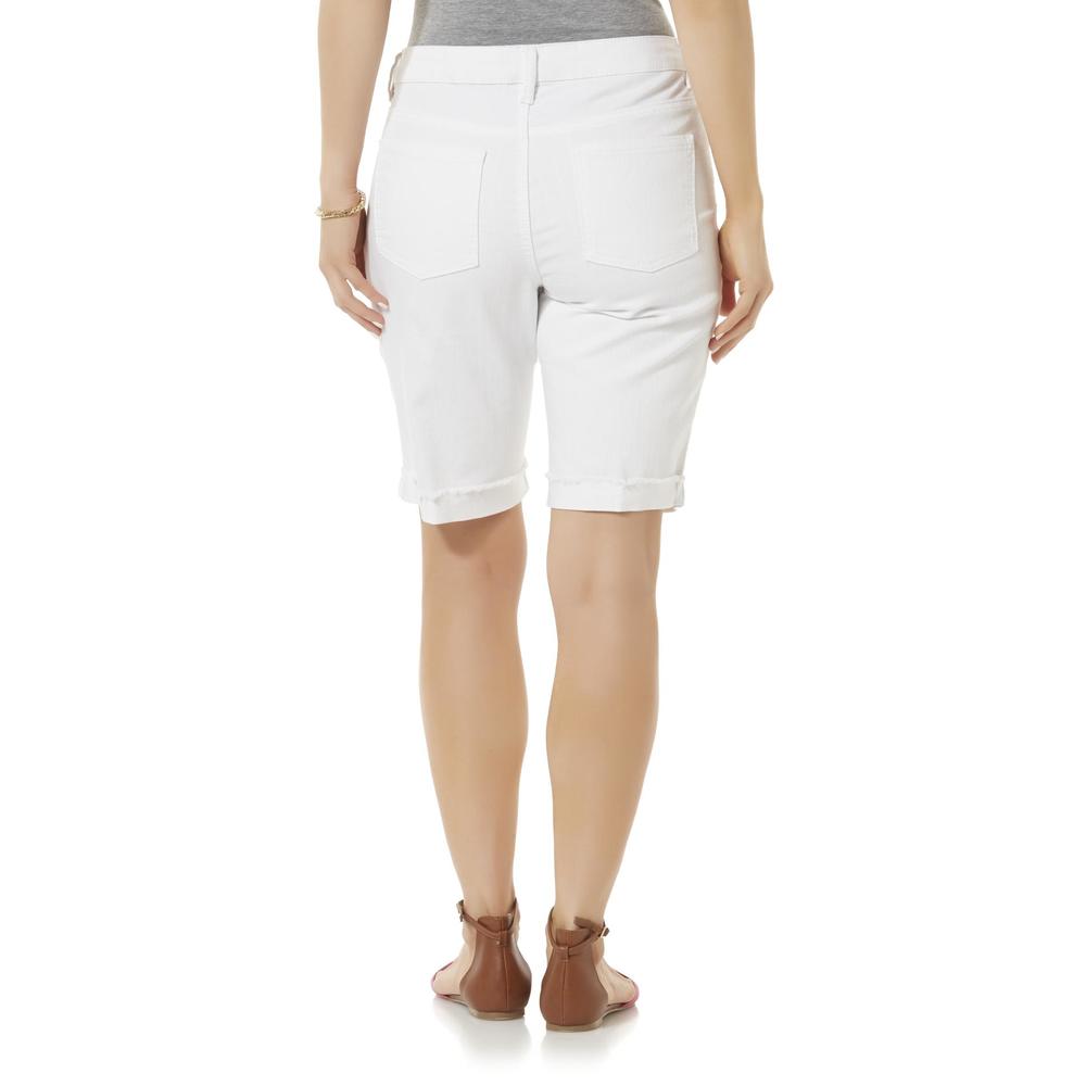 Simply Styled Women's Denim Skimmer Shorts