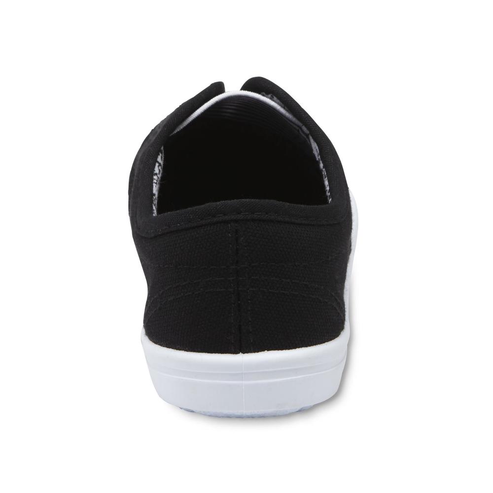 Basic Editions Women's Sadie Black Fashion Sneaker