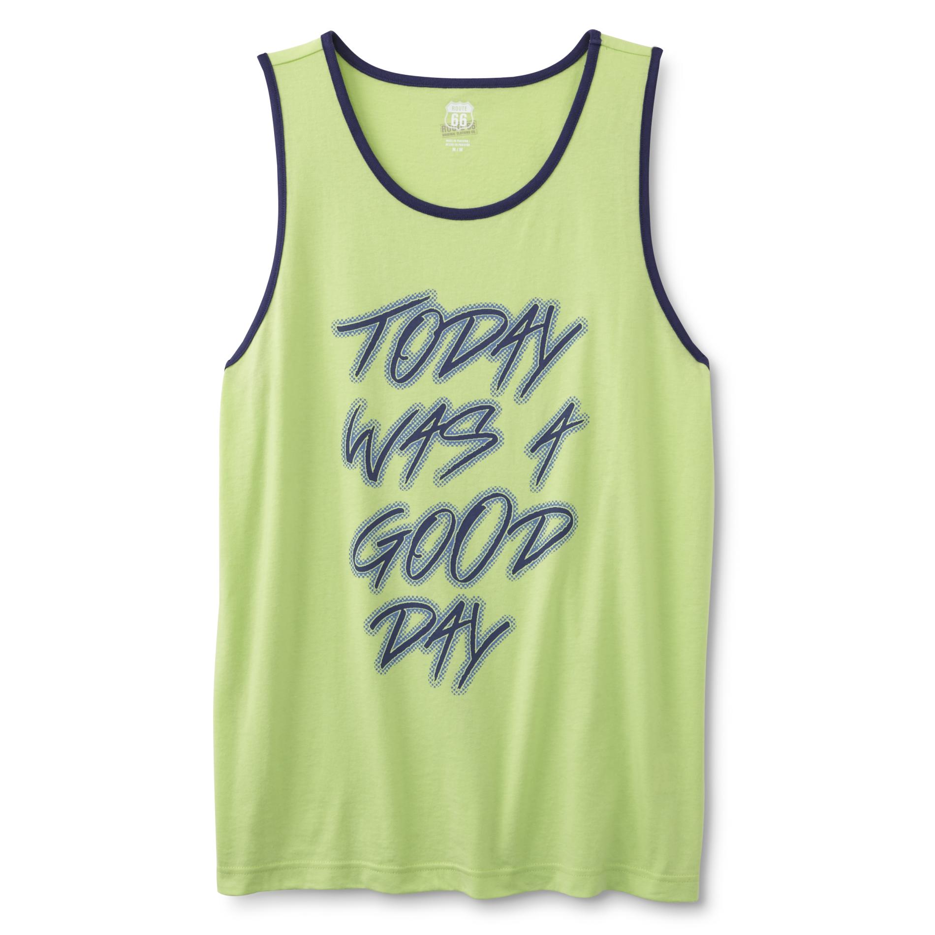 Route 66 Men's Graphic Tank Top - Today Was A Good Day
