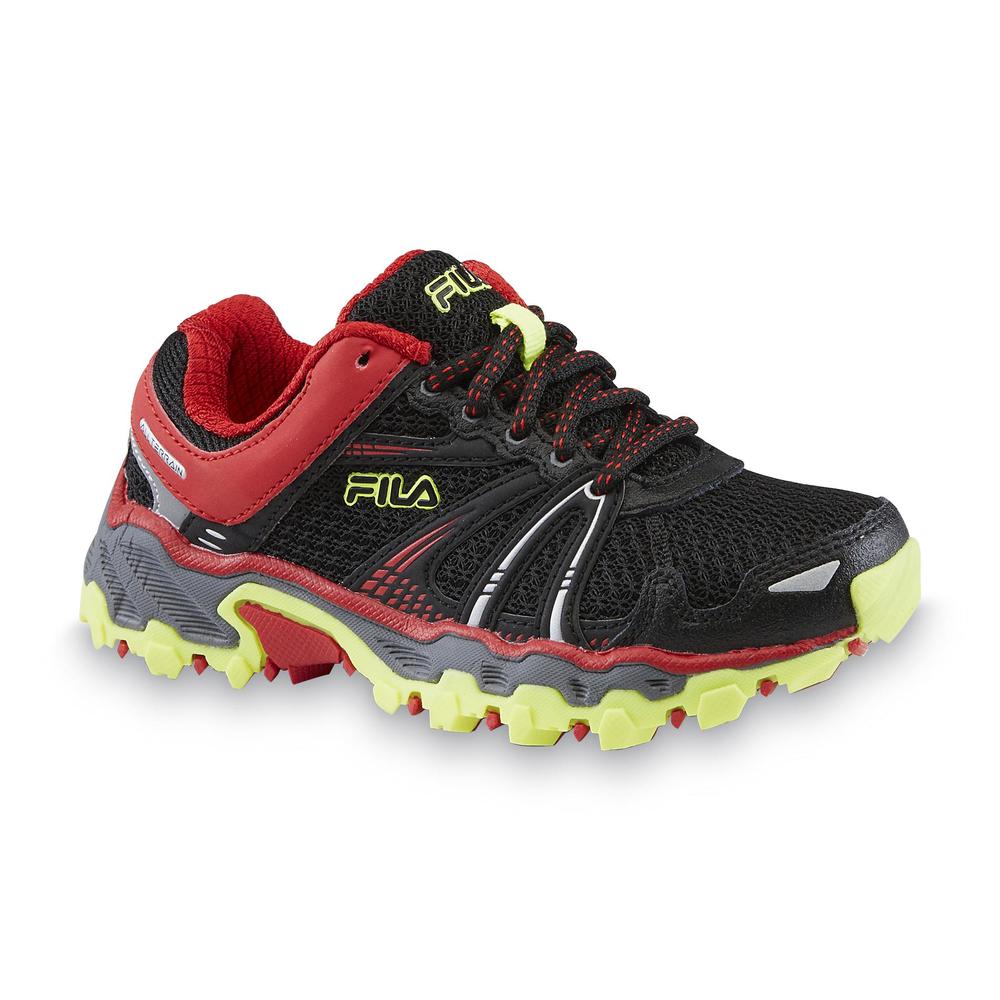 Fila Boy's TKO Black/Red/Yellow Trail Shoe