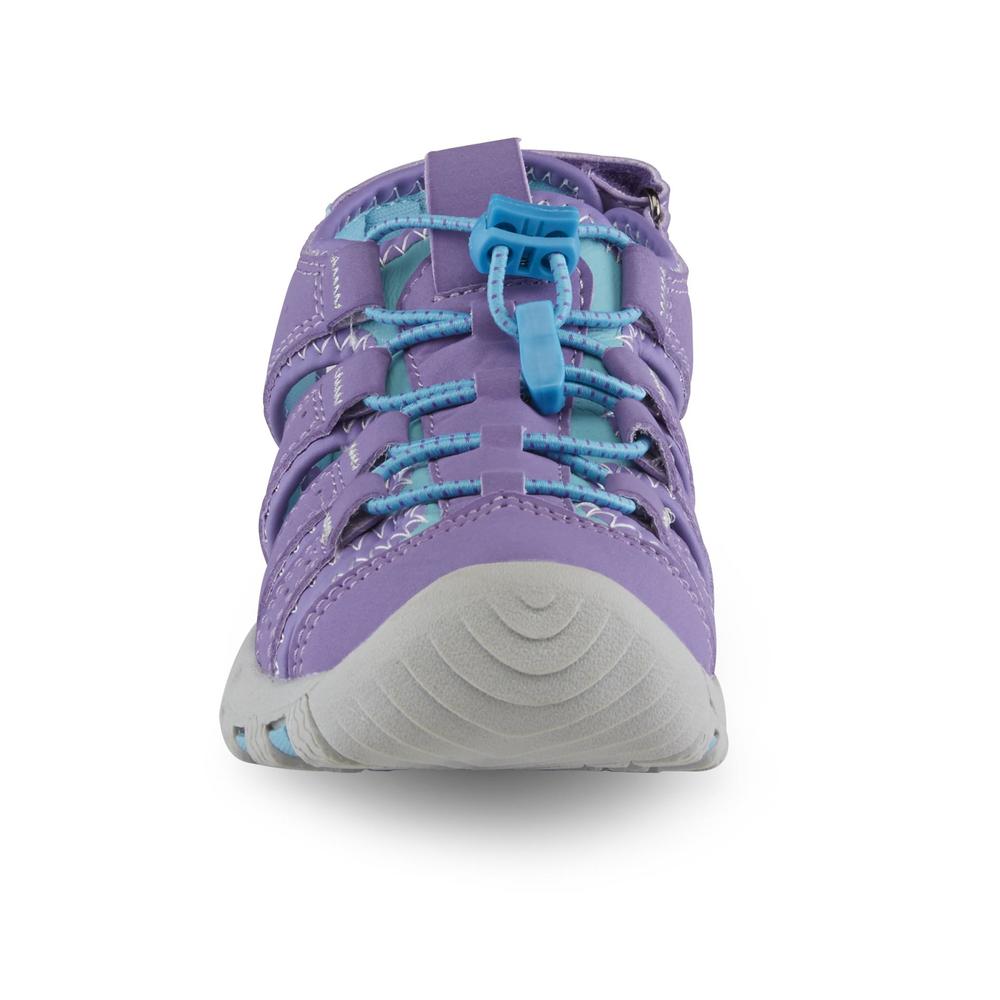 Khombu Girl's Cheeky Purple Sport Sandal