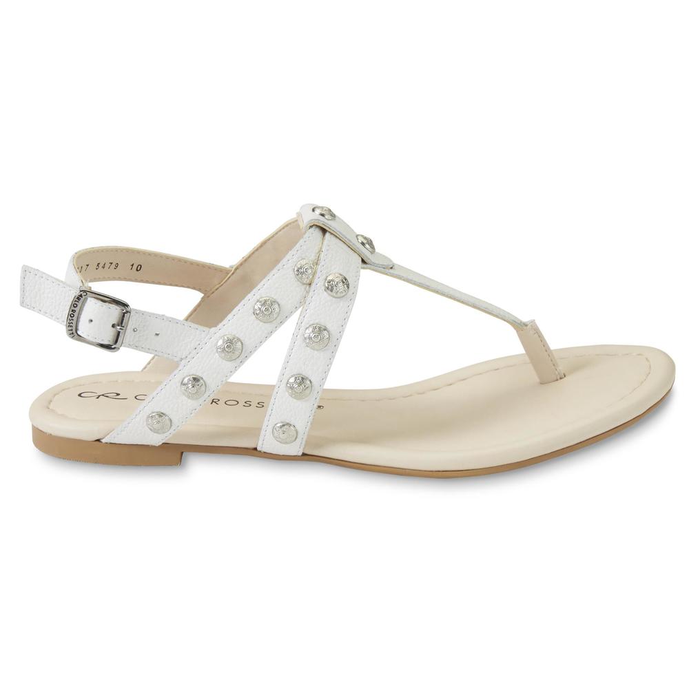 Carlo Rossetti Women's Meluli White T-Strap Sandal