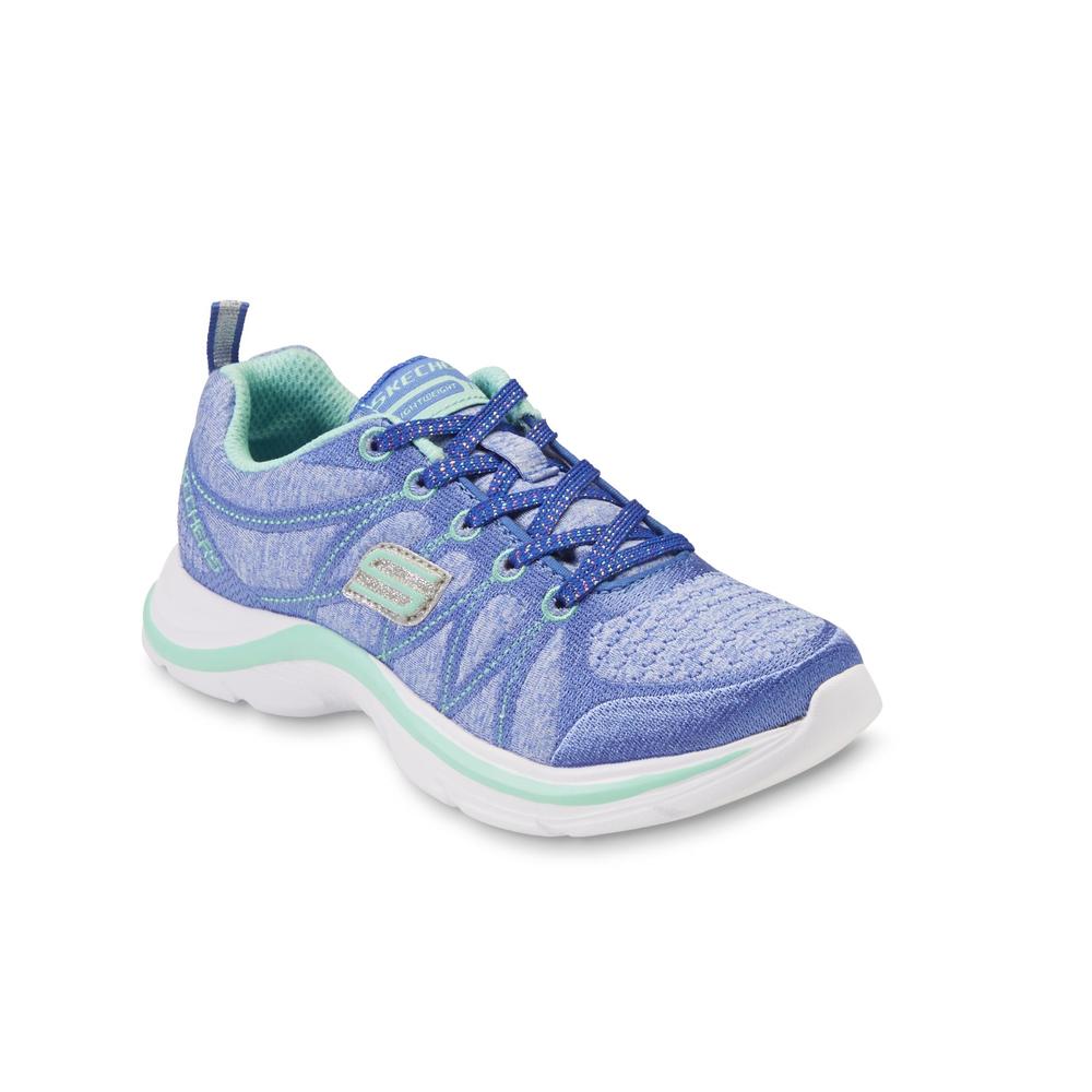 Skechers Girl's Shimmie Up Blue Athletic Shoe