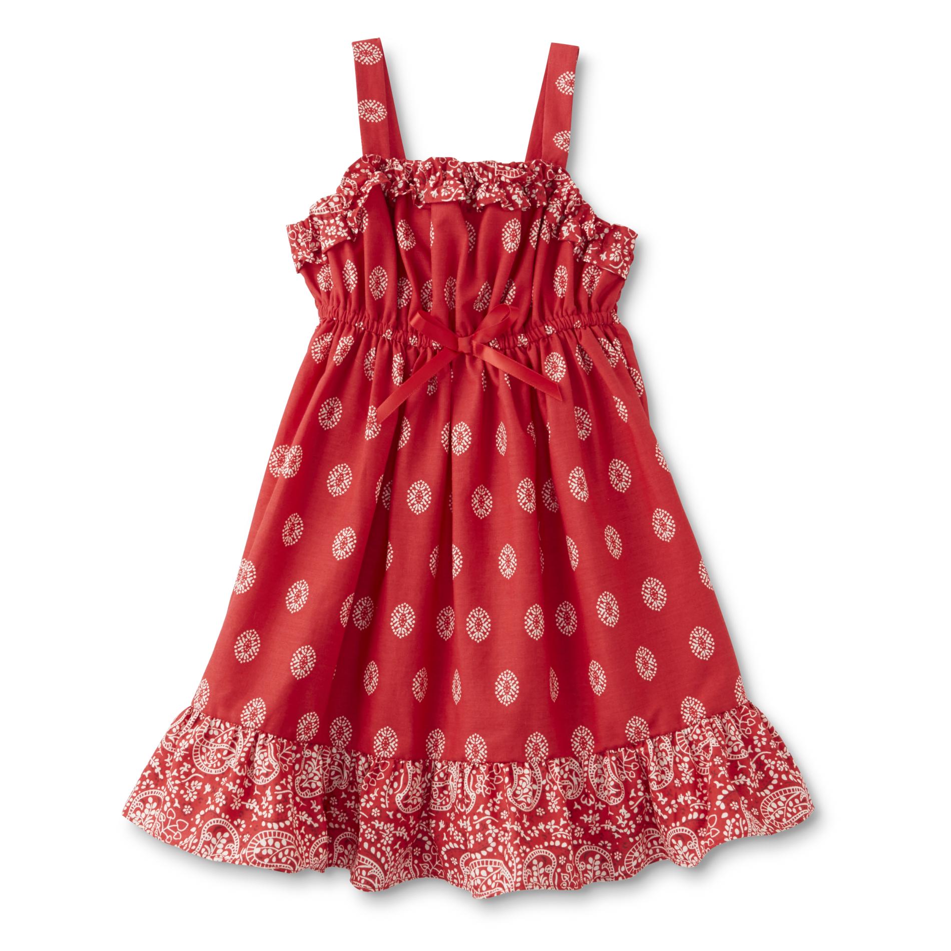 Blueberi Boulevard Infant & Toddler Girl's Sleeveless Dress - Bandana