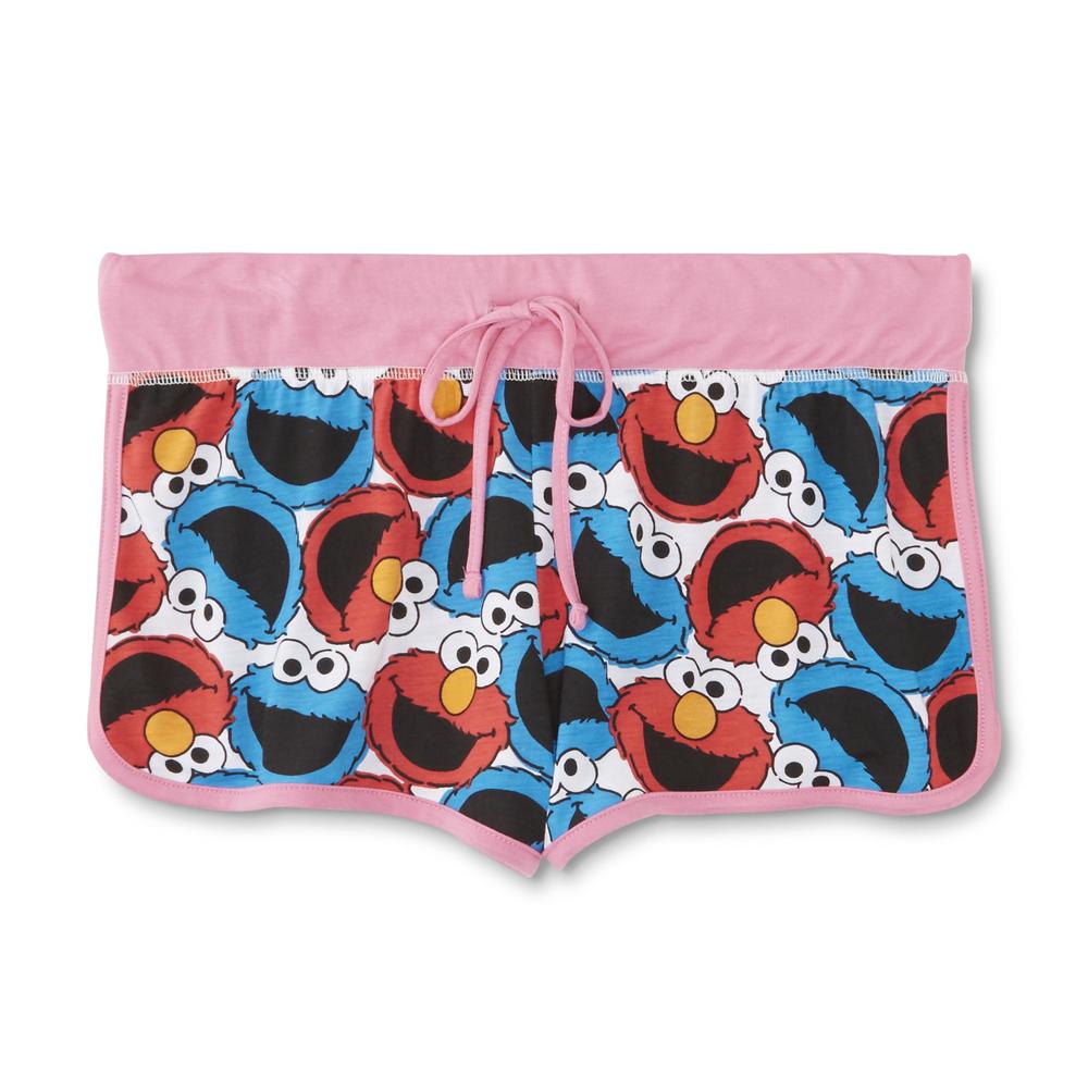 Sesame Street Cookie Monster & Elmo Women's Pajama Tank Top & Shorts