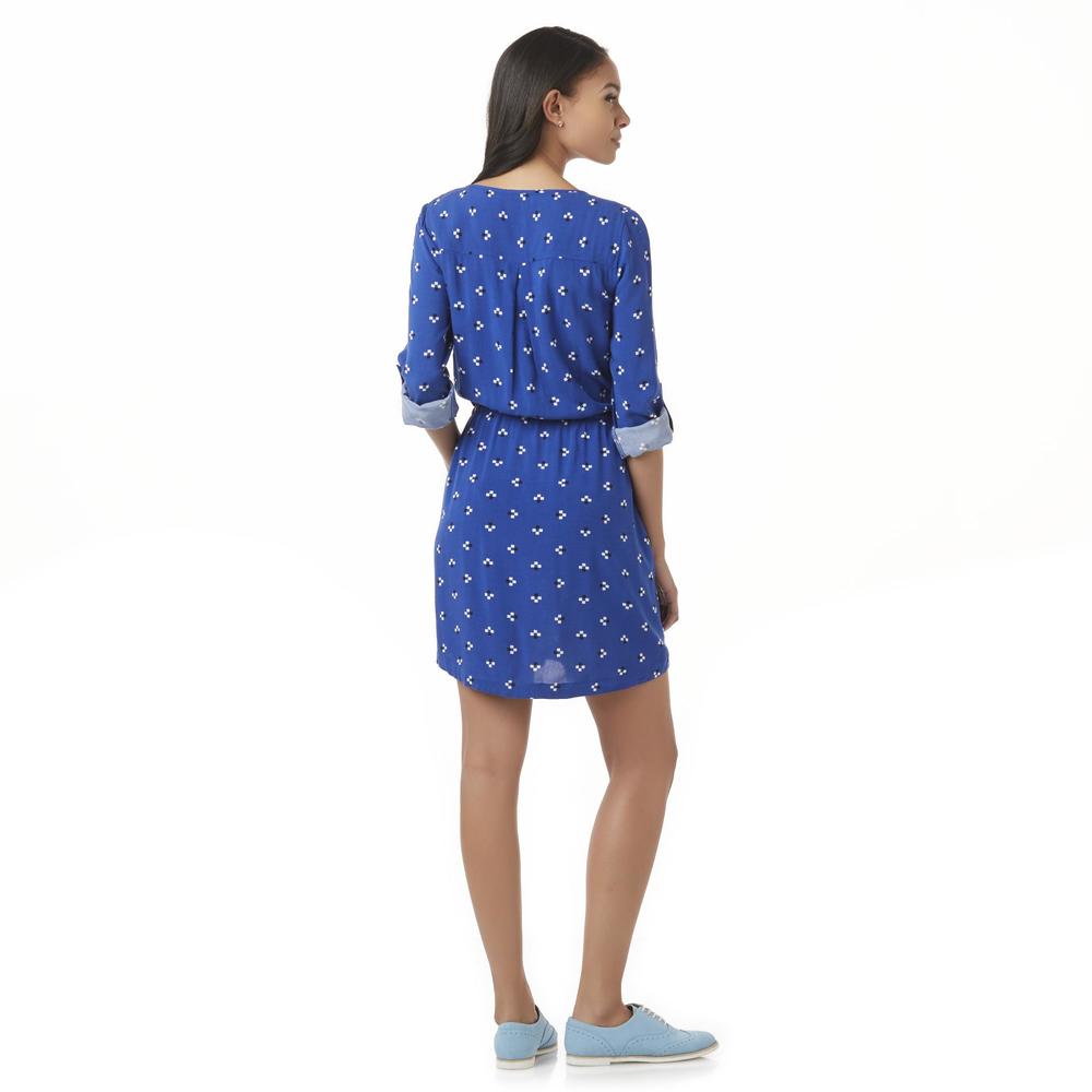 Simply Styled Women's Utility Dress - Geometric