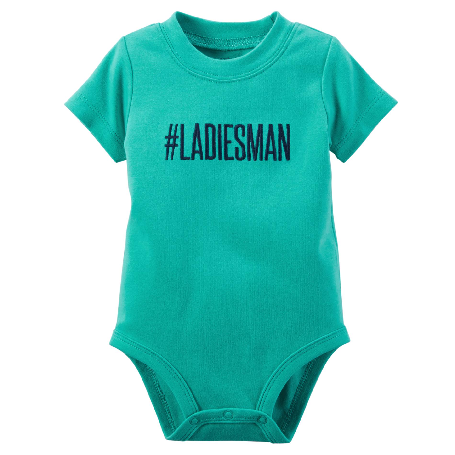 Carter's Newborn & Infant Boy's Bodysuit - #Ladiesman