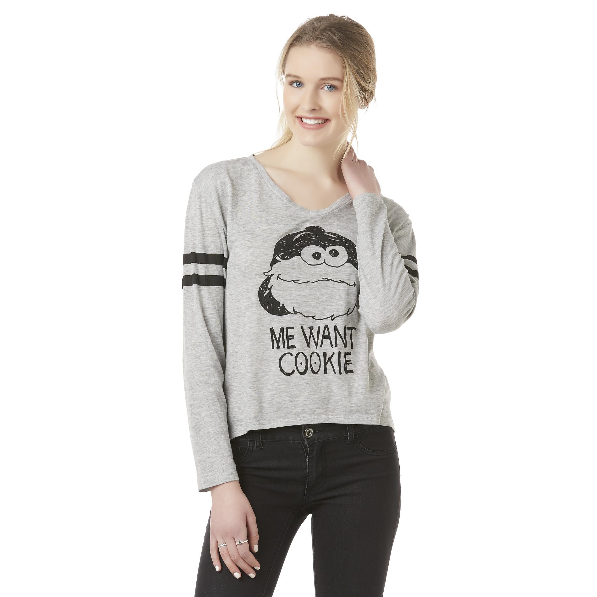 Sesame Street Cookie Monster Junior's Graphic T-Shirt