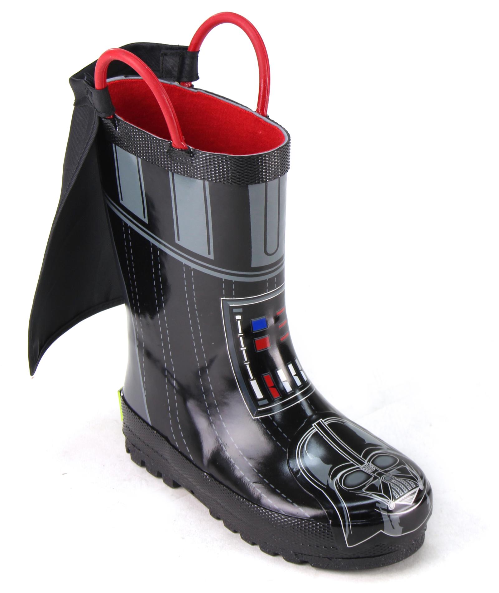 Star Wars Toddler Boy's Black Rain Boot - Darth Vader