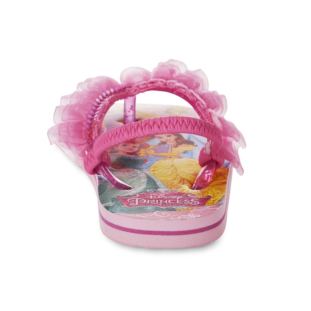 Disney Princess Toddler Girl's Pink Flip-Flop Sandal