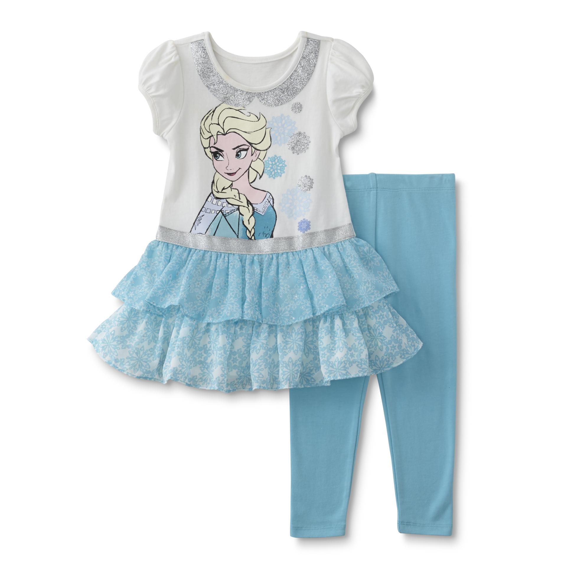 Disney Frozen Infant & Toddler Girl's Tunic & Leggings - Elsa