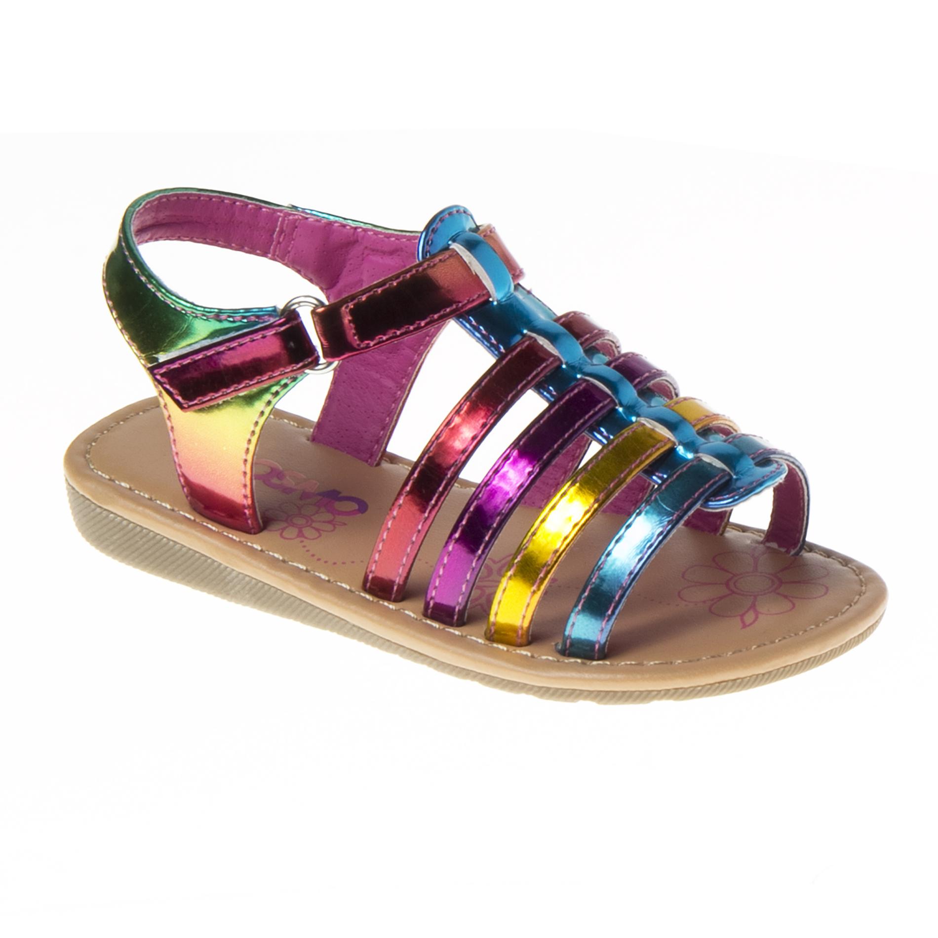 Josmo Toddler Girl's Multicolor Gladiator Sandal