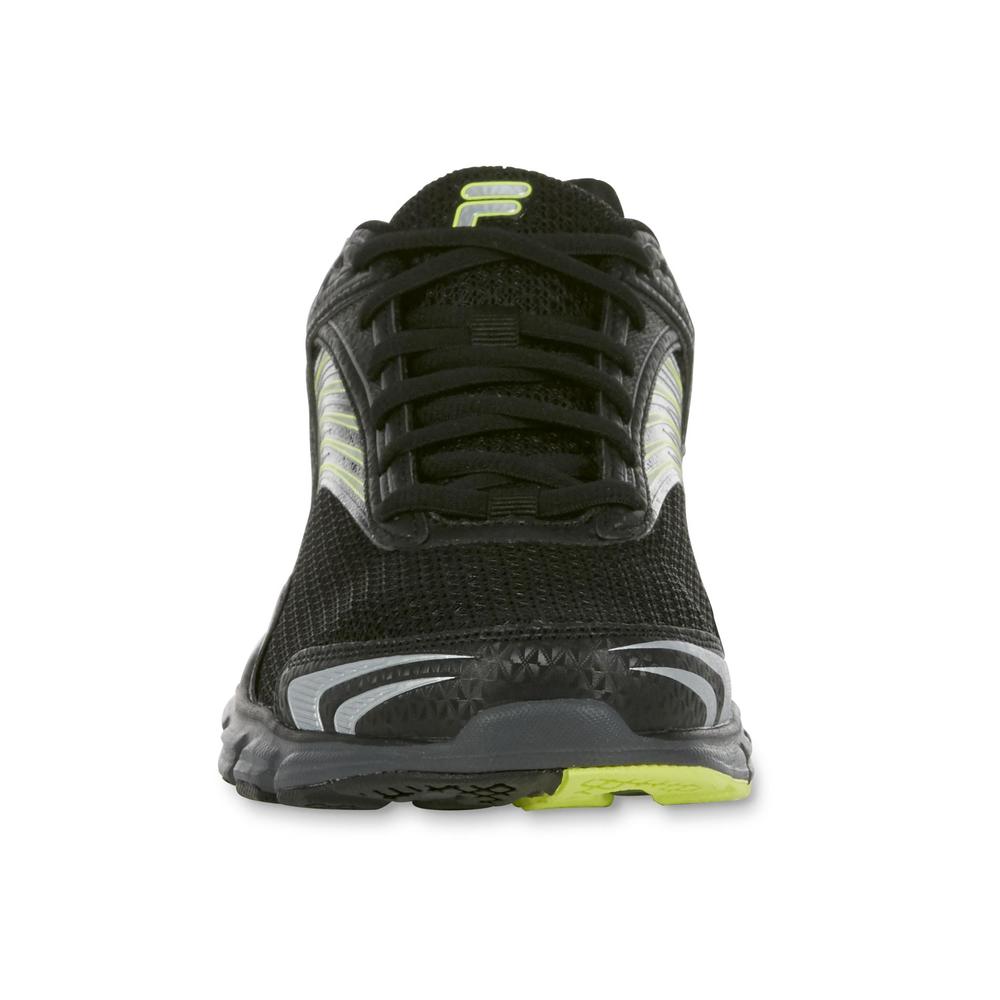 Fila Men's Memory Maranello 3 Black/Green Running Shoe