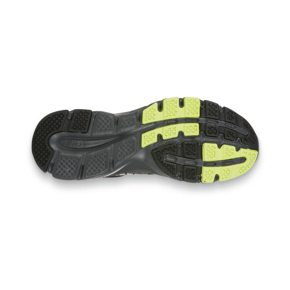 Fila Men's Memory Maranello 3 Black/Green Running Shoe