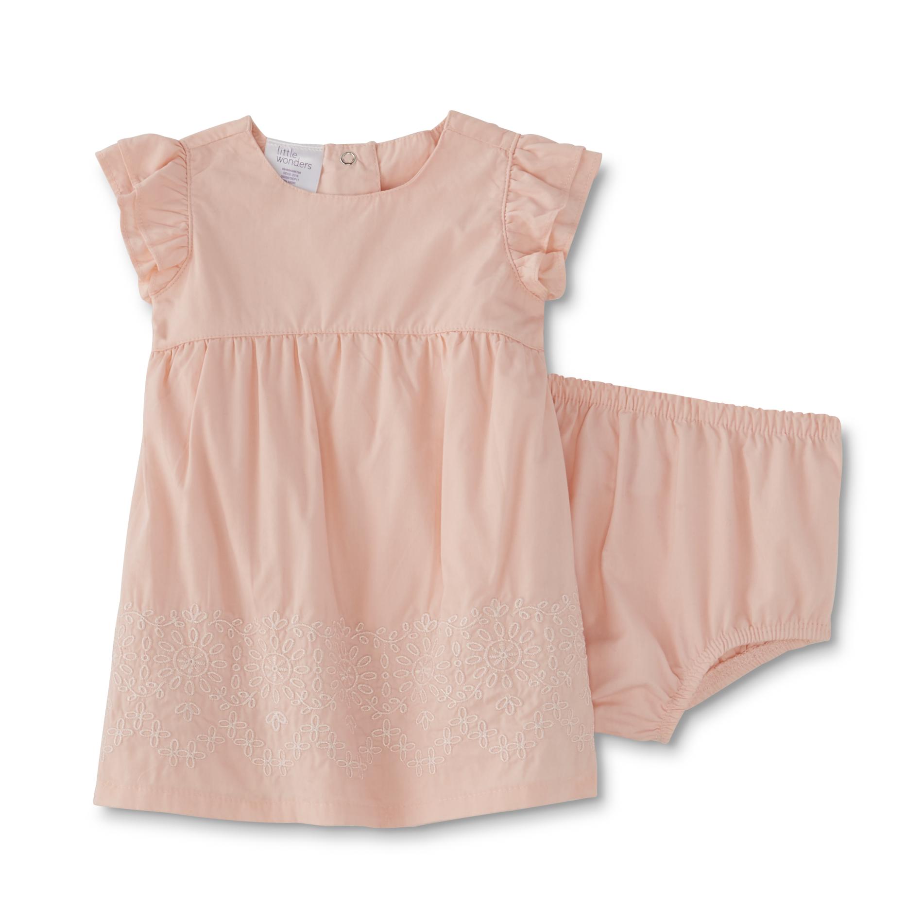 Little Wonders Infant Girls' Dress & Diaper Cover