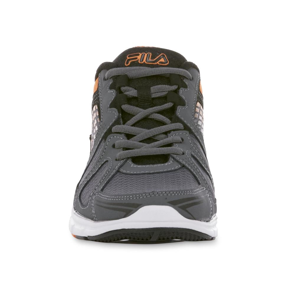 Fila Men's Memory Passage Gray/Black/Orange Running Shoe