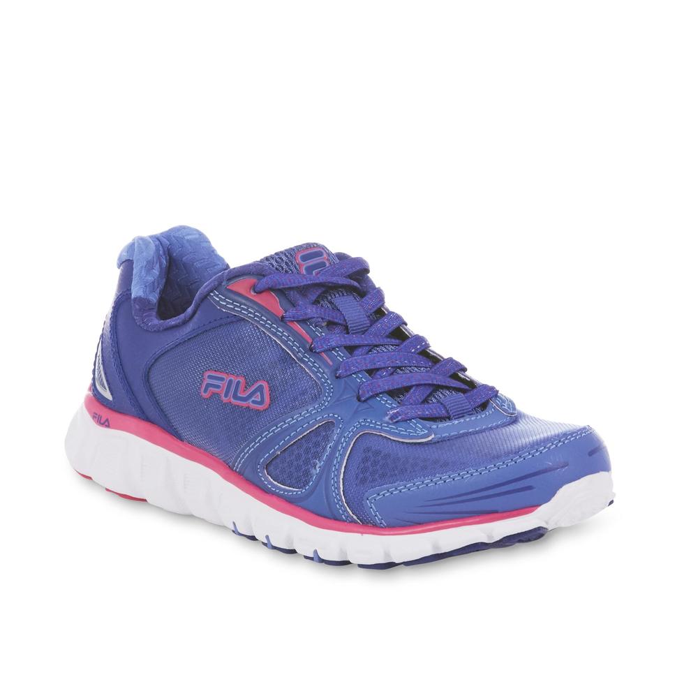 Fila Women's Memory Solidarity Athletic Shoe - Blue/Pink