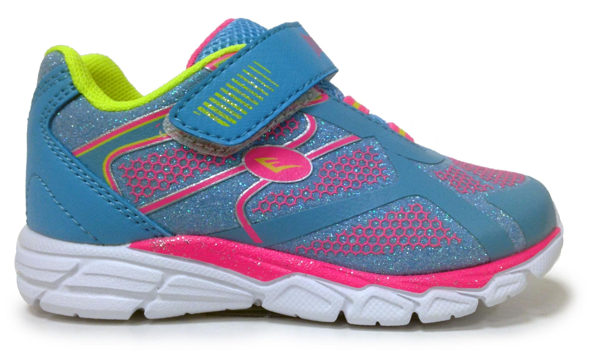 Everlast&reg; Toddler Girl's Neon Blue/Neon Pink Athletic Shoe