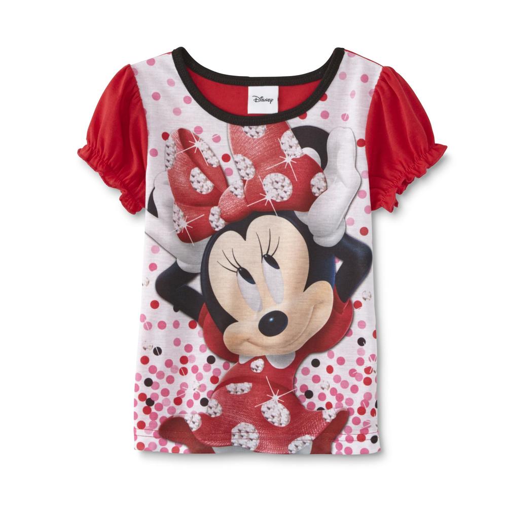 Disney Minnie Mouse Infant & Toddler Girl's Pajama Top & Shorts