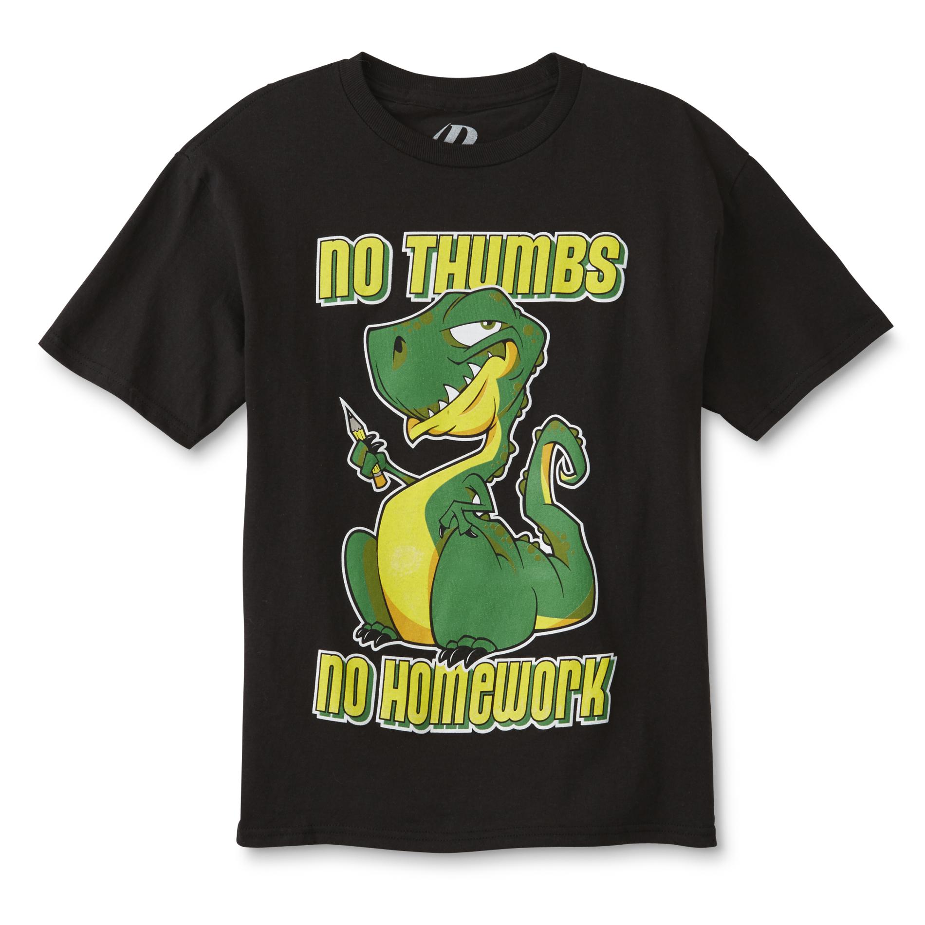 TRIMFIT Boy's Graphic T-Shirt - Dinosaur Homework