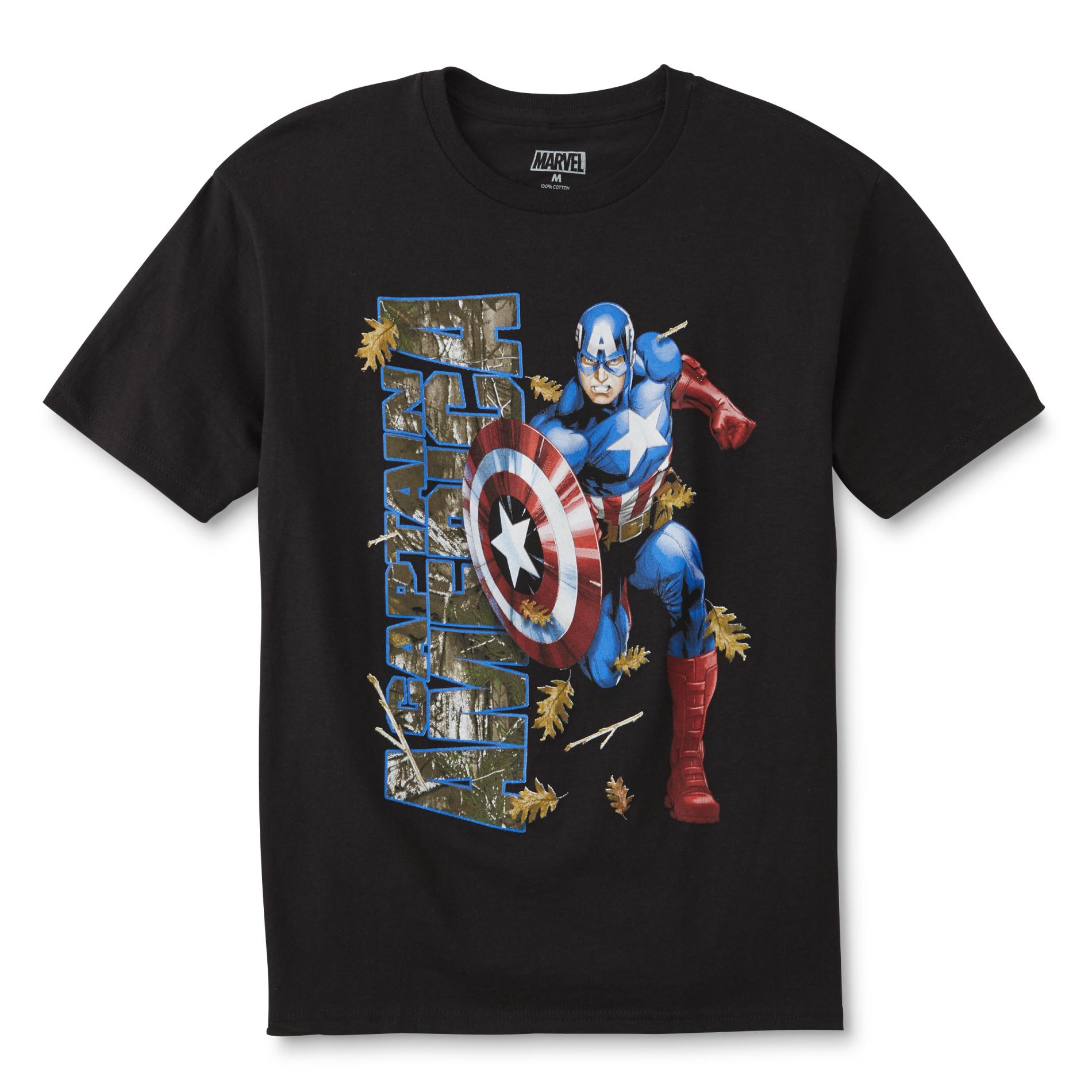 Marvel Captain America Boy's Graphic T-Shirt
