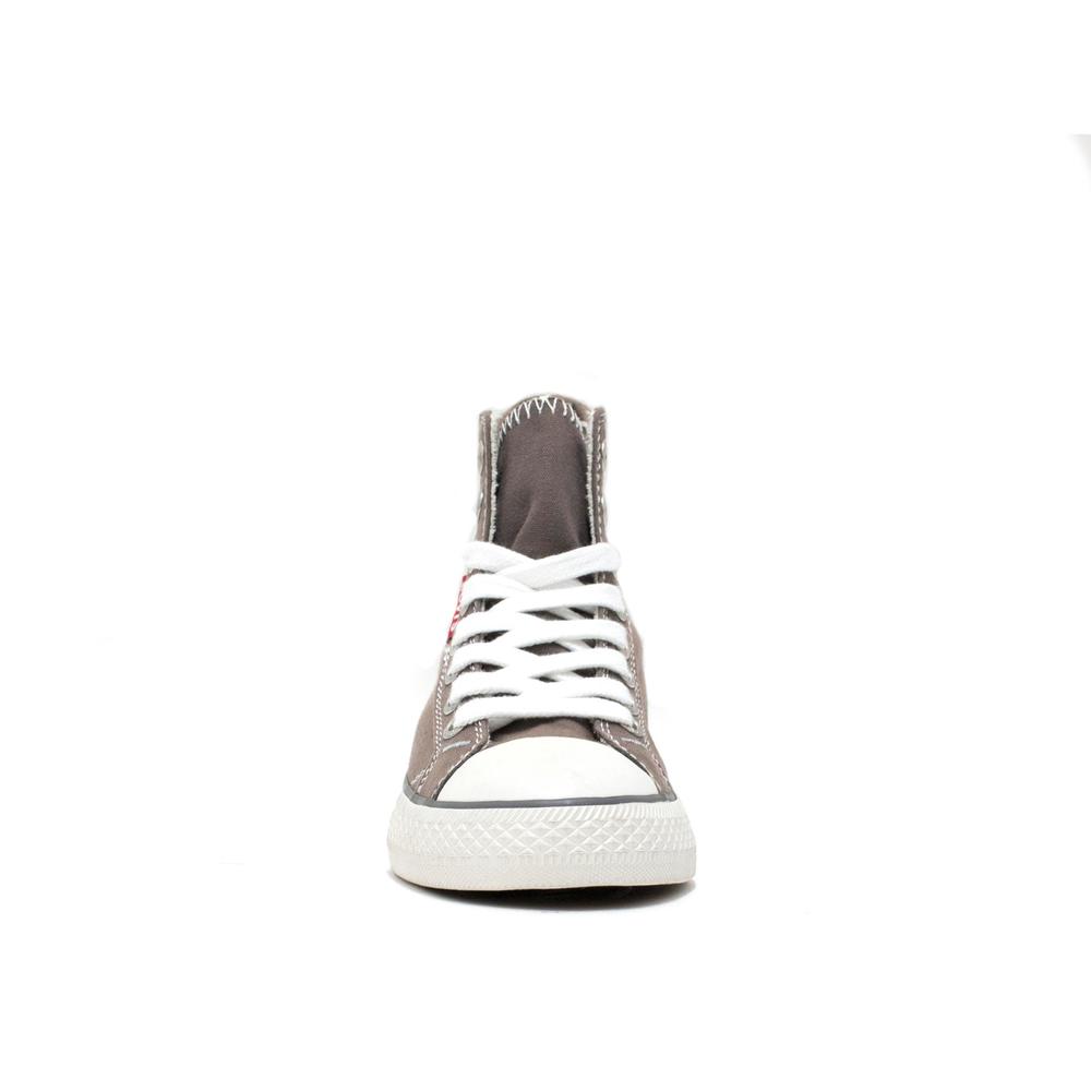 Levi's Boy's Hamilton Buck Gray/White High-Top Sneaker