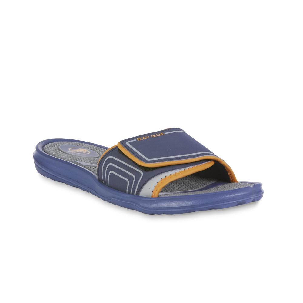 Body Glove Men's Dune Blue/Orange Slide Sandal