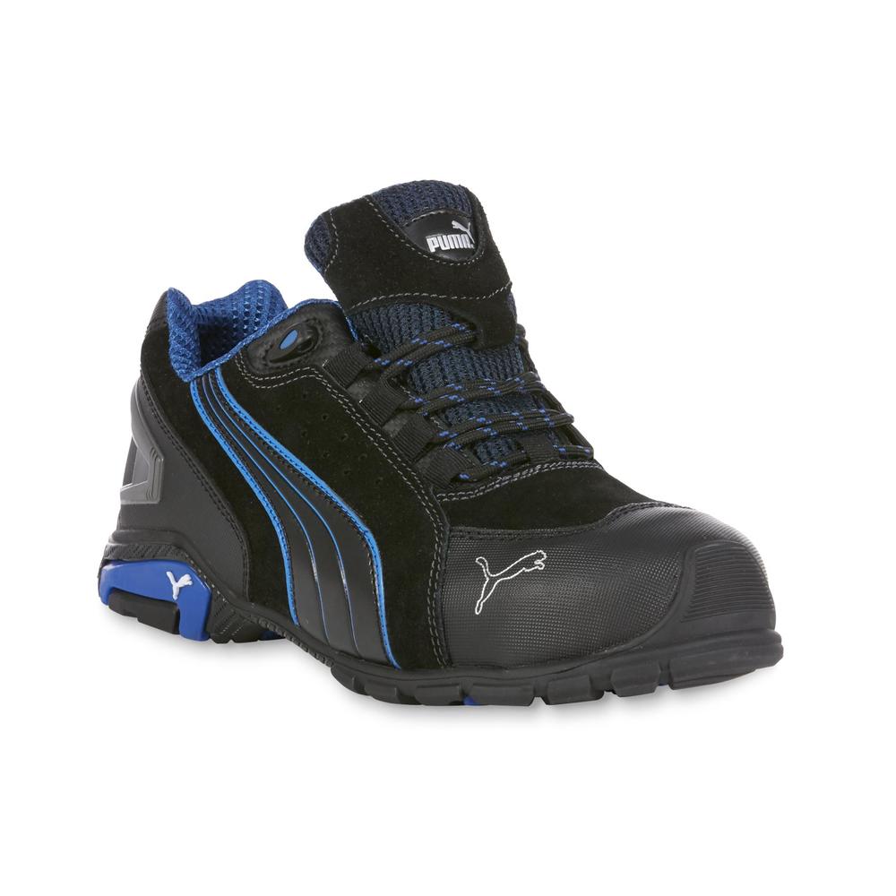 Puma Safety Men's Rio Low Static Dissipative Aluminum Toe Work Shoe - Black/Blue