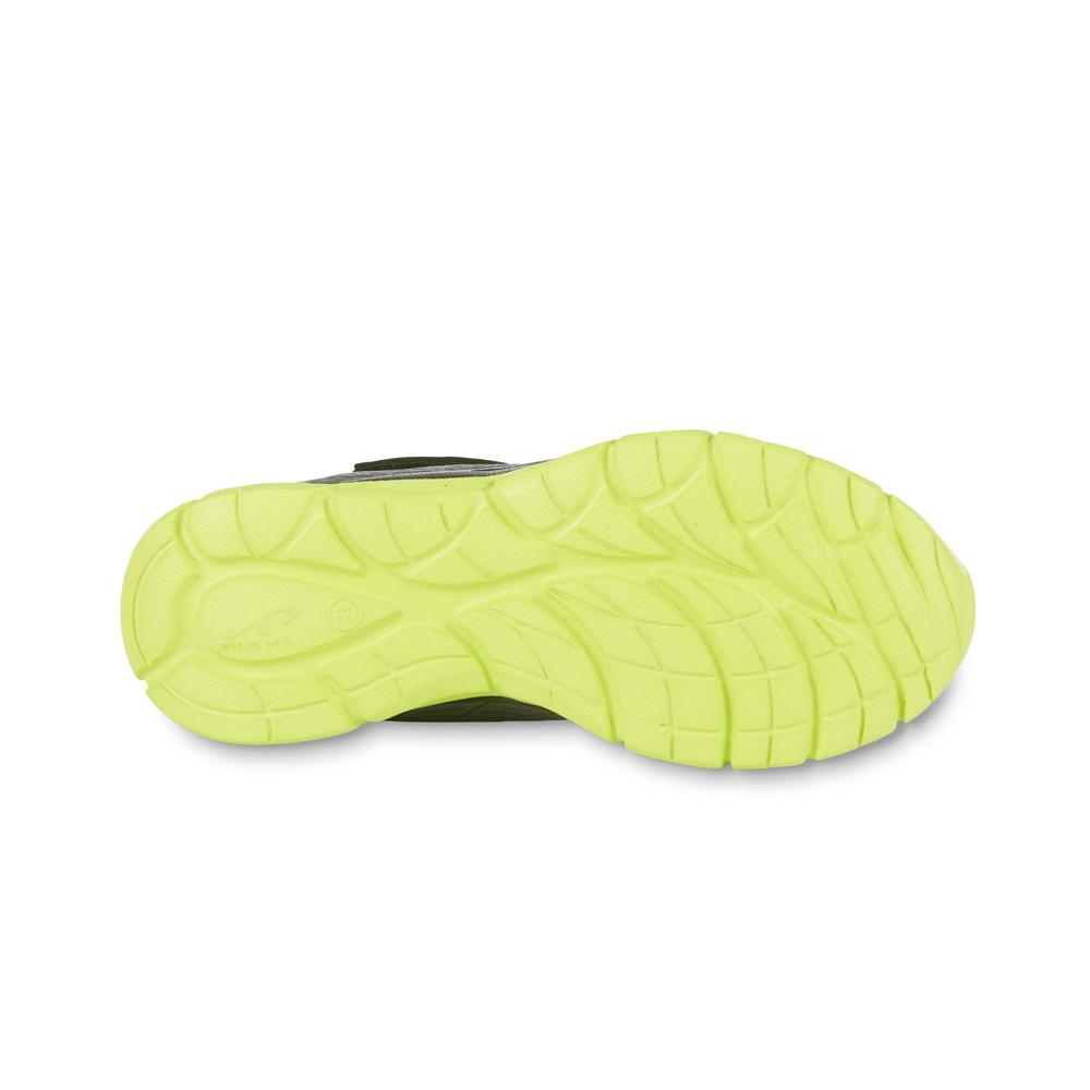 Athletech Boy's Exterior Neon Green/Black/Gray Athletic Shoe