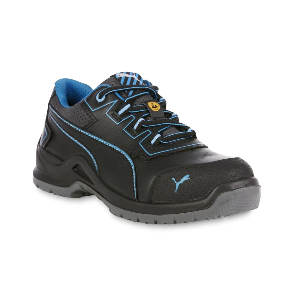 Puma Safety Women's Niobe Steel Toe Work Shoe - Black/Blue
