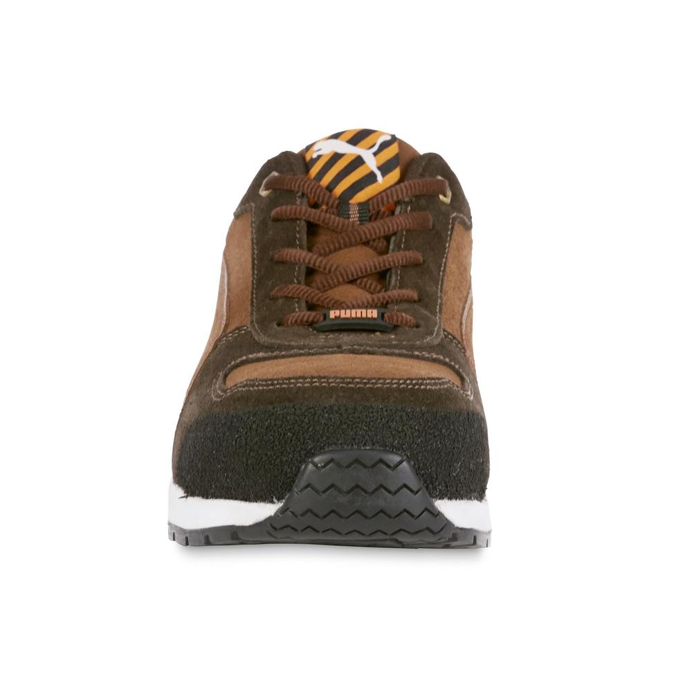 Puma Safety Men's Barani Low EH Composite Toe Work Shoe - Brown
