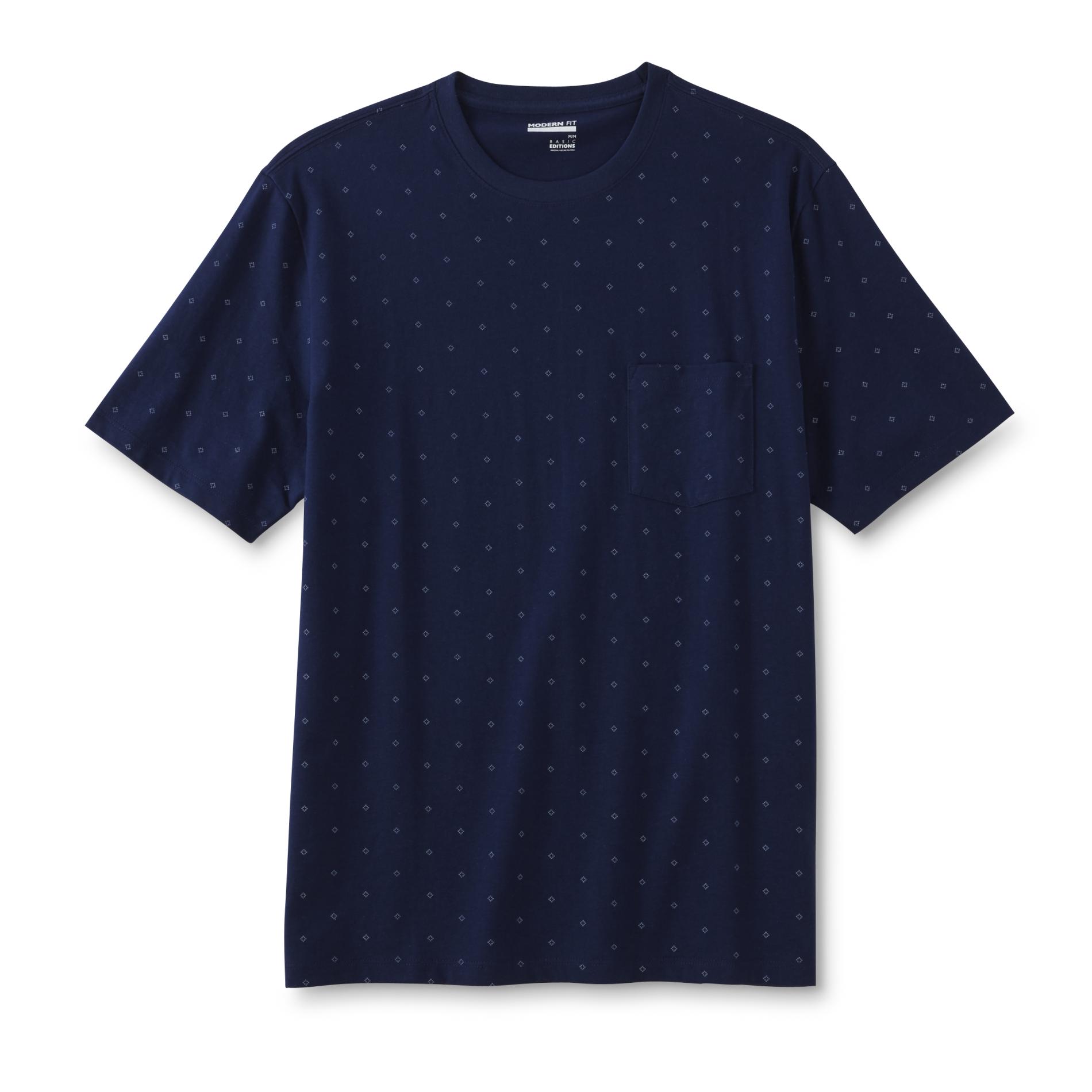 Basic Editions Men's Printed Pocket T-Shirt