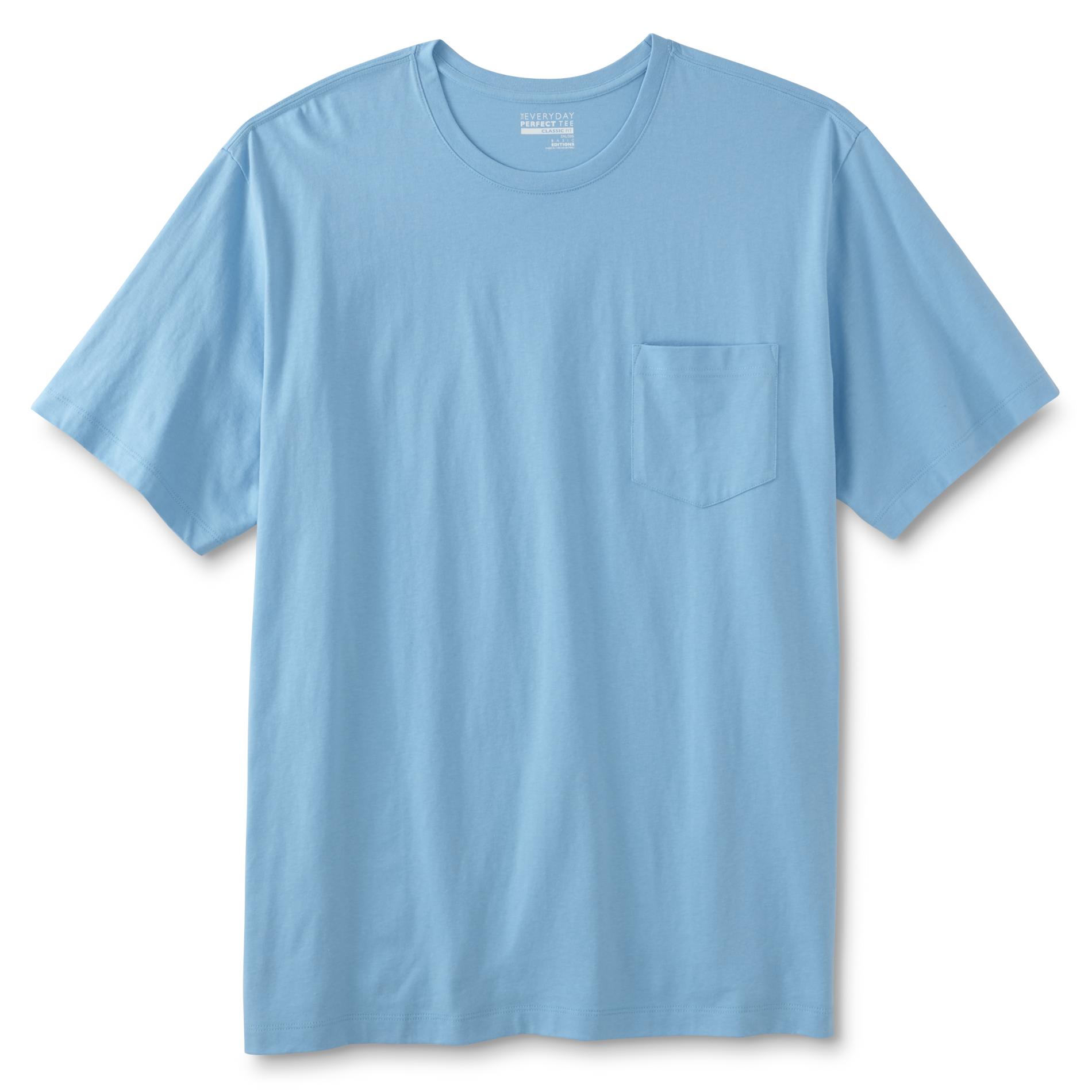 Basic Editions Men's Big & Tall Classic Fit Pocket T-Shirt