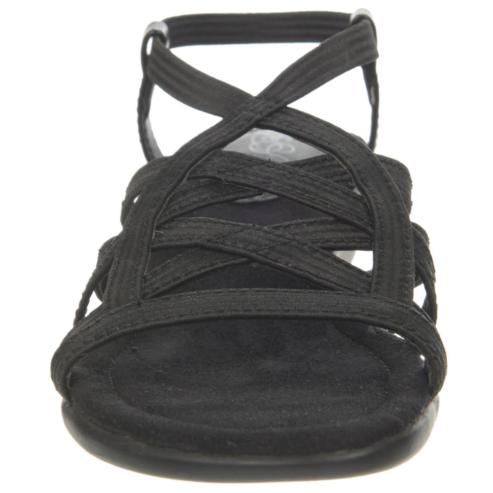 LifeStride Women's Tandie Black Slingback Sandal - Wide Width Available