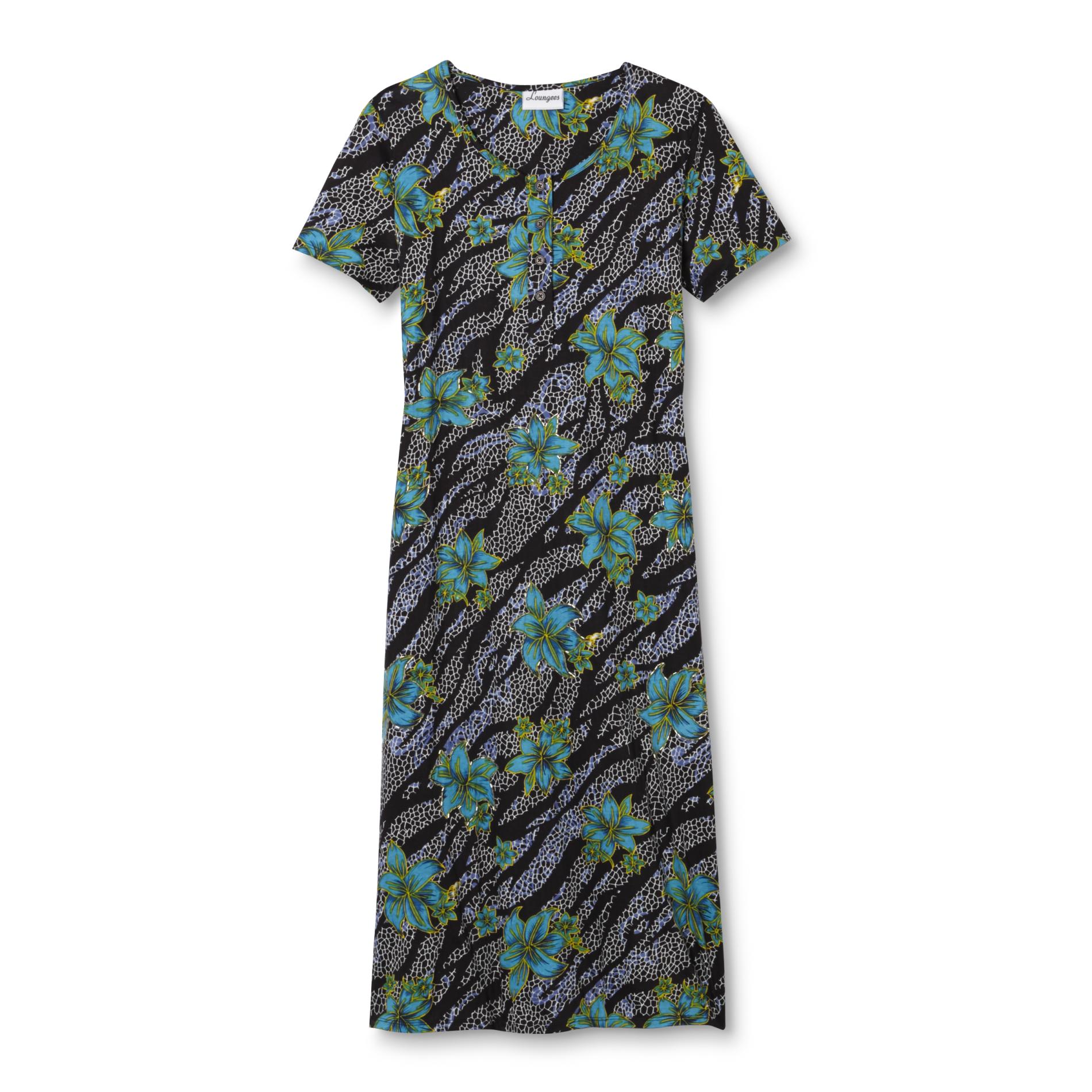Loungees Women's Caftan - Floral