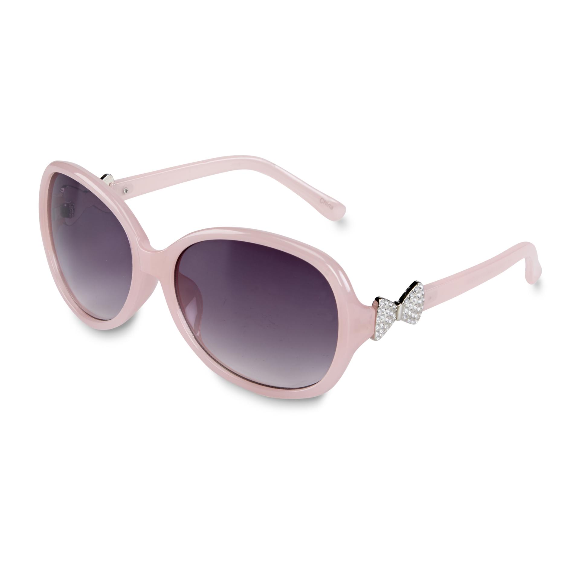 Joe Boxer Women's Pink Oval Sunglasses