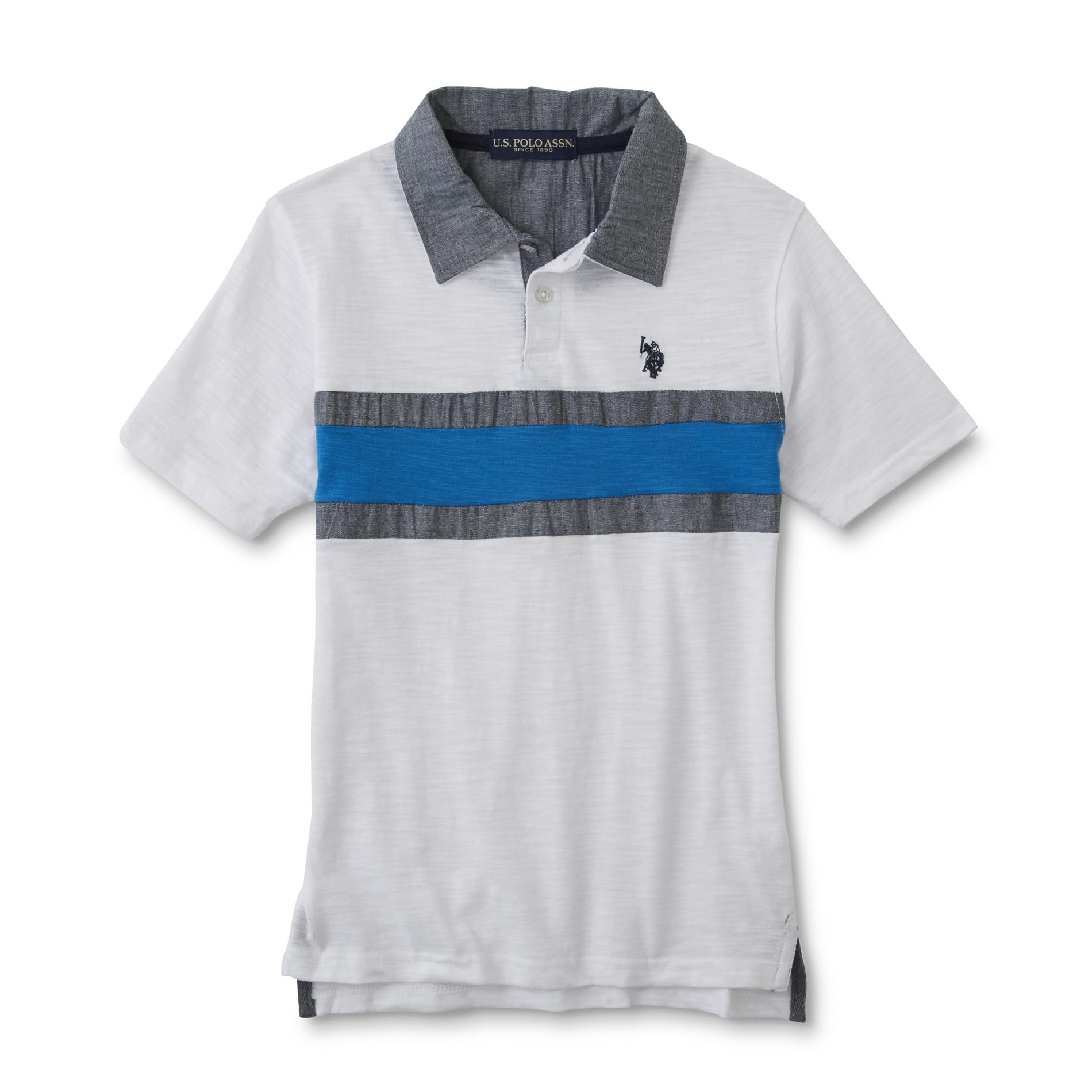 U.S. Polo Assn. Boys' Short-Sleeve Polo Shirt - Striped