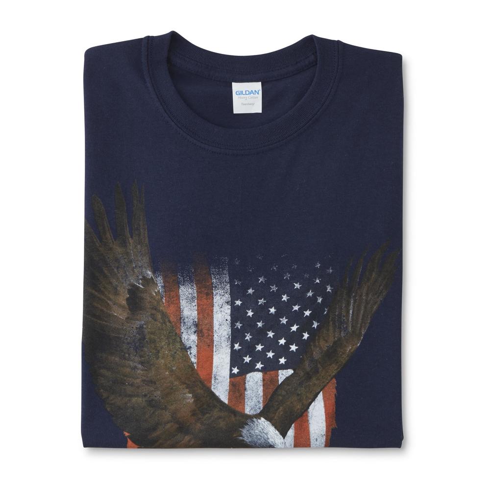 Men's Graphic T-Shirt - Eagle & Flag