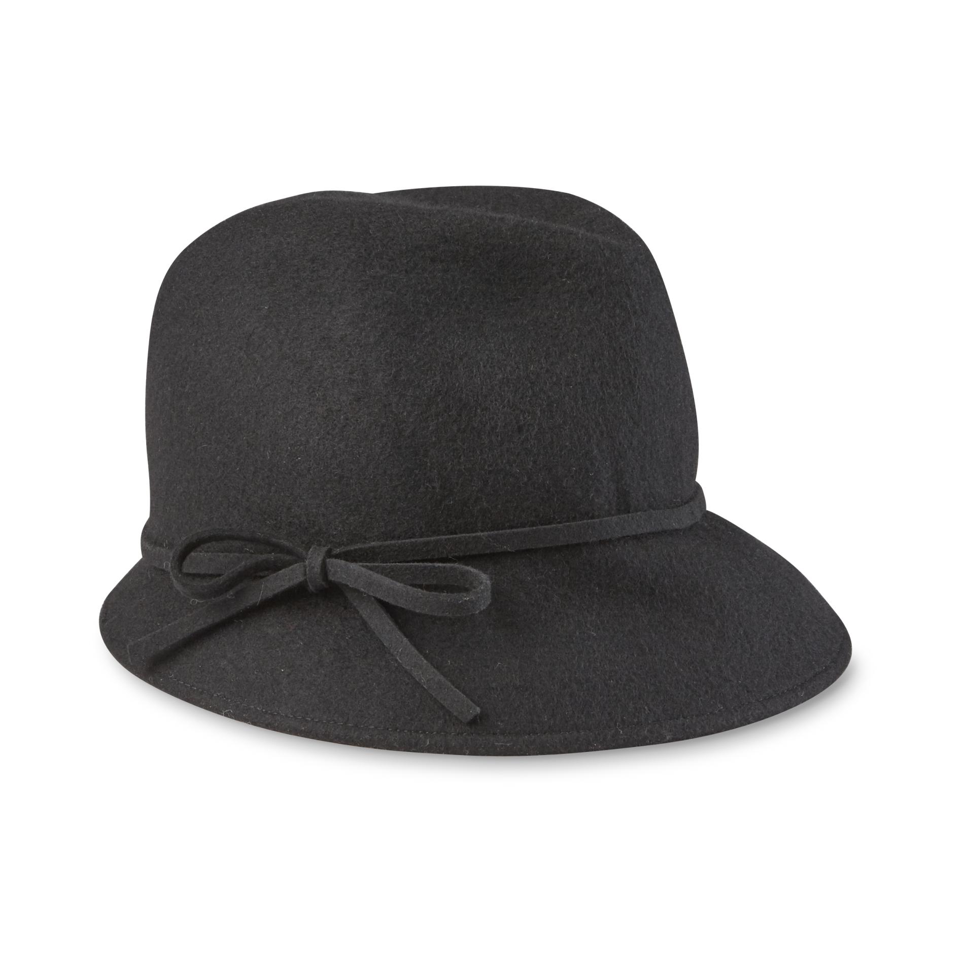 Jaclyn Smith Women's Felted Wool Cloche Hat