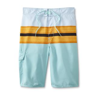 Joe Boxer Boys Husky Swim Trunks Striped