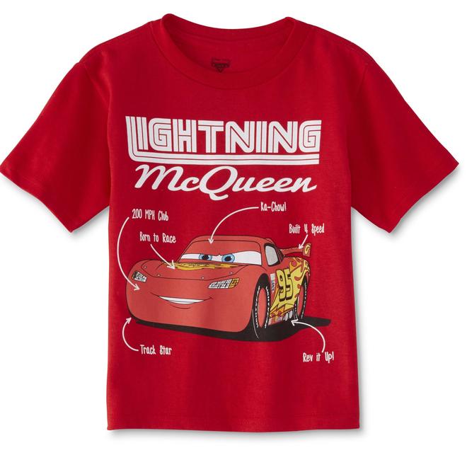 Disney Cars Toddler Boys' TShirt Lightning McQueen