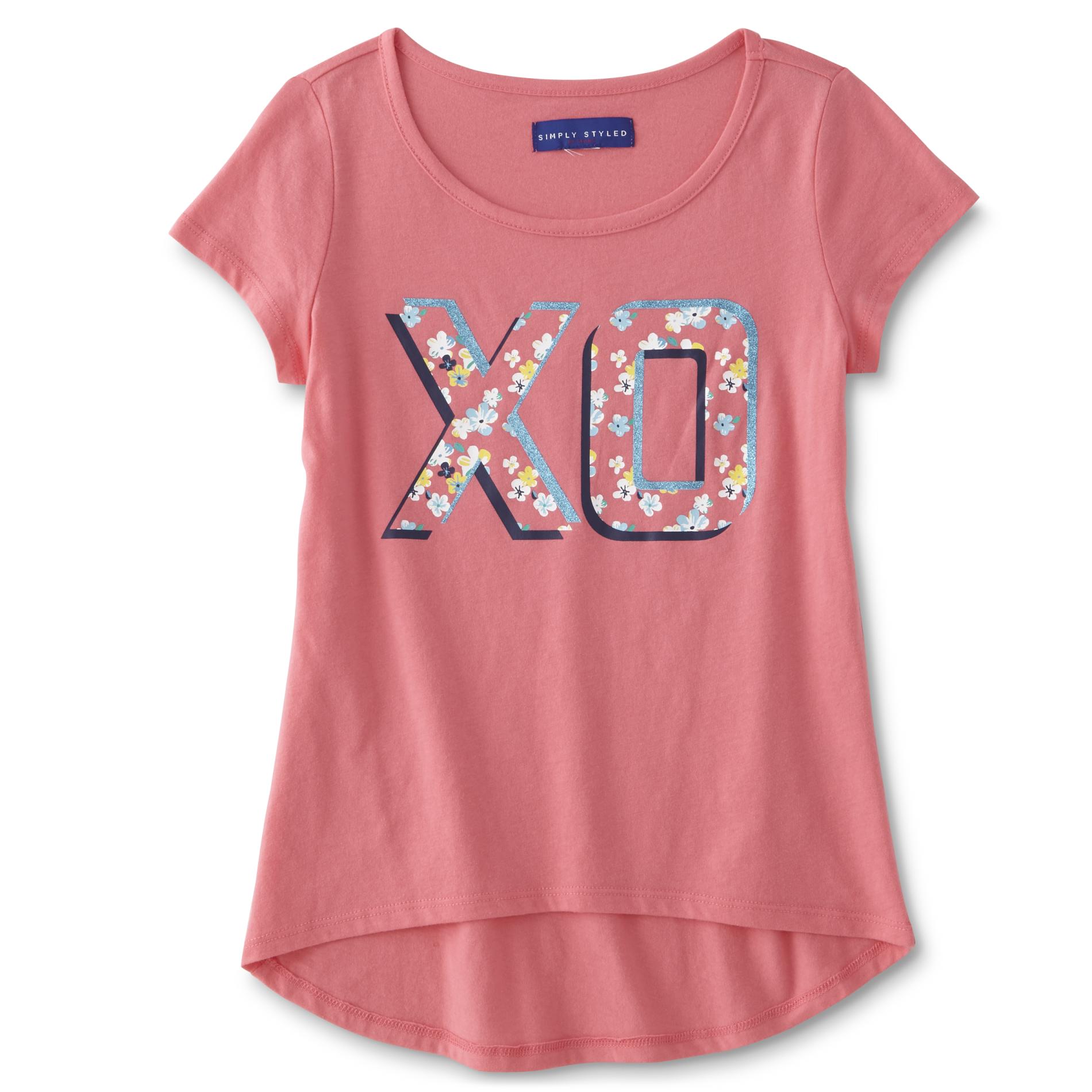 Simply Styled Girls' Graphic T-Shirt - XO